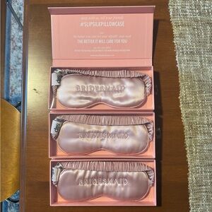 SLIP silk sleep mask BRIDESMAID set of 2